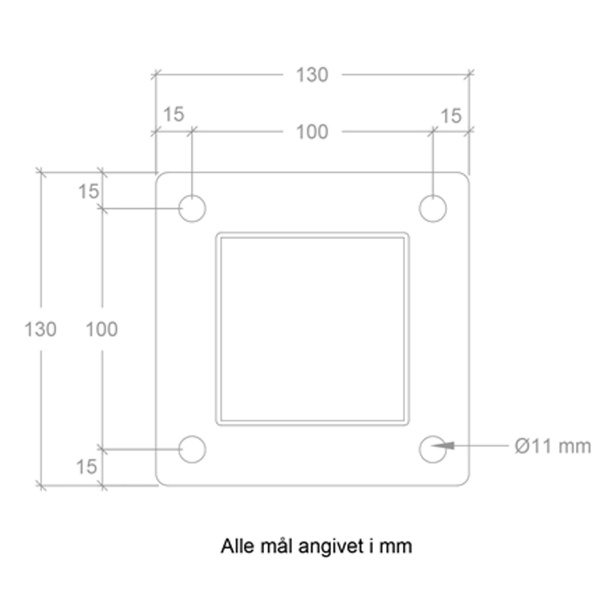 Schwarzer Sonnenschirm mit Standfuß