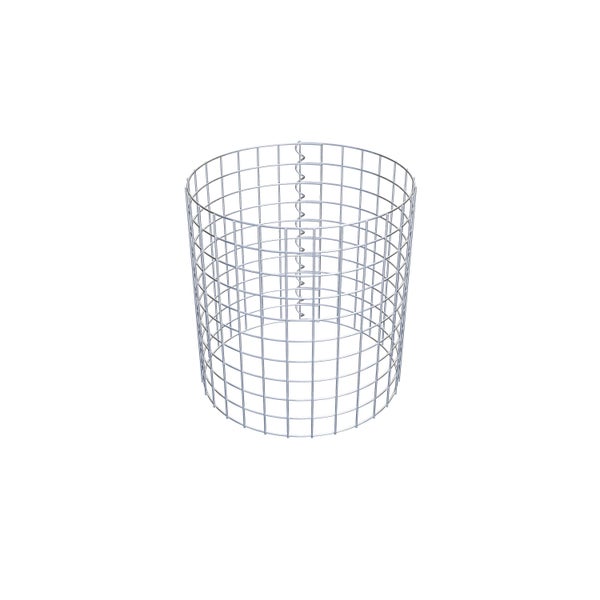 Gabionensäule Durchmesser 47 cm MW 5 x 5 cm rund - Höhe: 50 cm