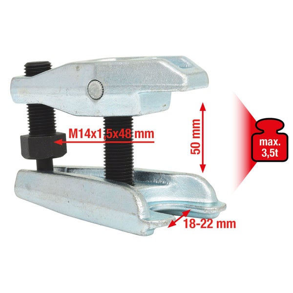 KS TOOLS Universal-Kugelgelenk-Ausdrücker 18-22 mm - 670.0111