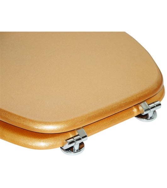 WC-Sitz Glitzer Gold
