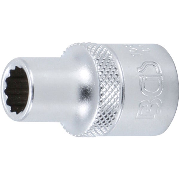 BGS Steckschlüssel-Einsatz-Satz Zwölfkant Antrieb Innenvierkant 12,5 mm (1/2) Zollgrößen 10tlg. - 9114