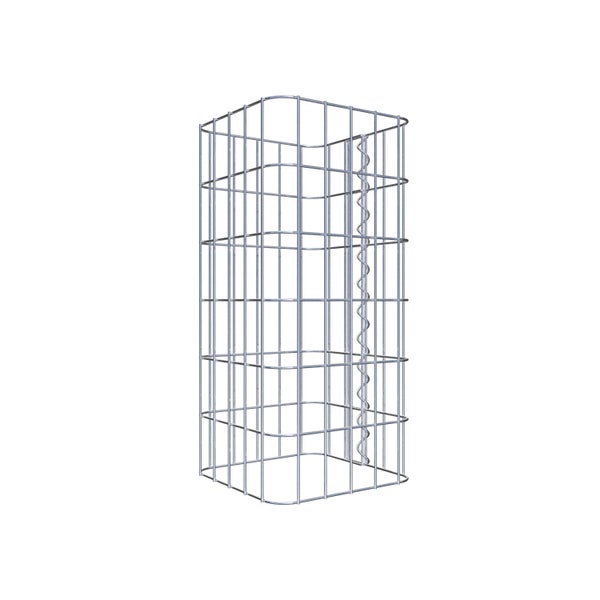 Gabionensäule 27 x 27 cm, MW 5 x 10 cm eckig - Höhe: 0,60 m