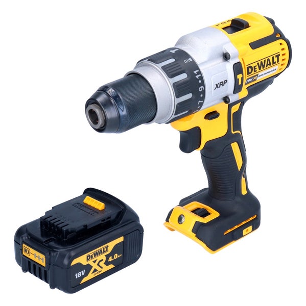 DeWALT Akku-Schlagbohrschrauber 18 Volt XR Brushless mit 4,0 Amperestunden Akku