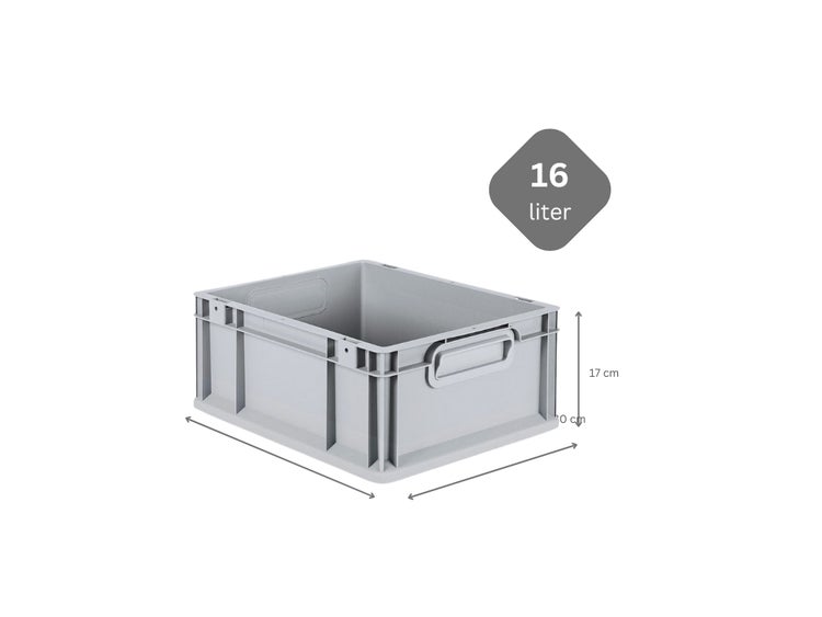 PROREGAL SuperSparSet 10x Eurobox NextGen Grip HxBxT 17 x 30 x 40 cm 16 Liter