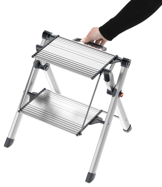 Zwei Stufen Stehleiter mit Handgriff