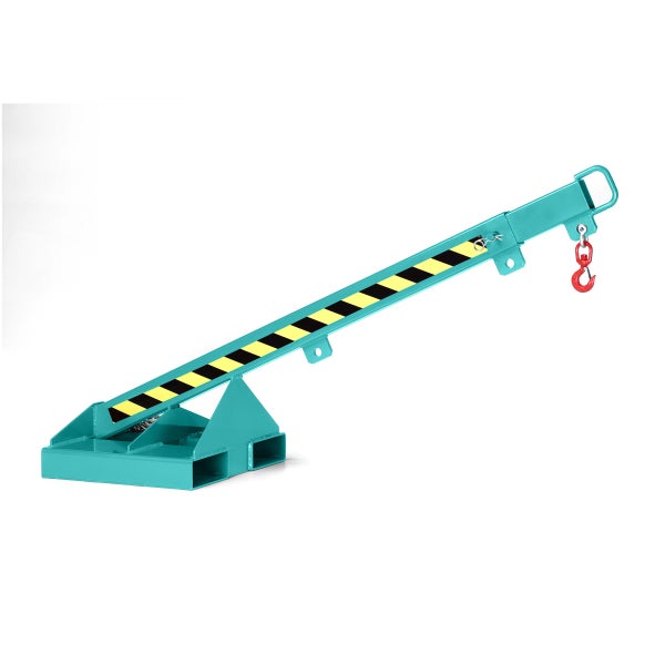 Palettenhubeinrichtung mit Haken zur Verwendung mit einem Gabelstapler