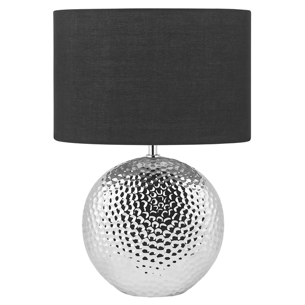 Tischleuchte NASVA Keramik Silber