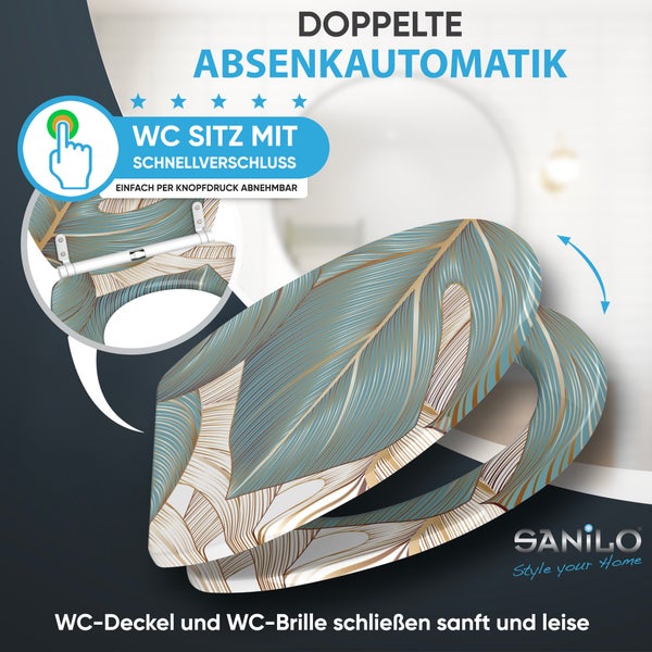 WC-Sitz mit Absenkautomatik & Top Fix Beautiful