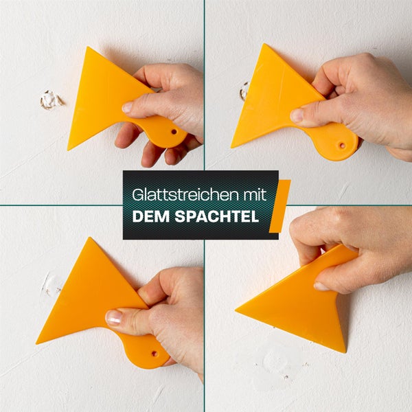 Hinrichs 500g Spachtelmasse Weiß Innen - Wand Reparatur