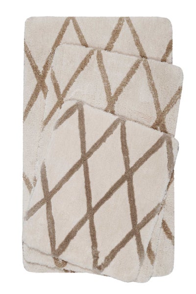 Badteppich Beige Sand San Bosa Homie Living 60x100 cm