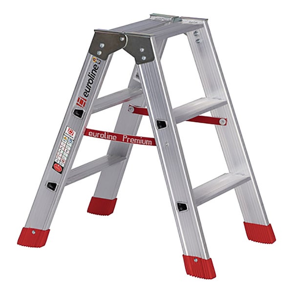 Aluminium-Trittleiter mit drei Stufen für den Heimwerkerbedarf