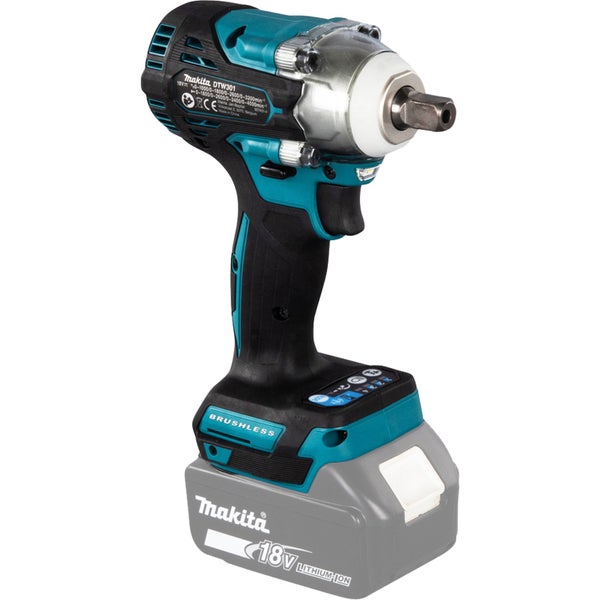 Makita DTW301Z Akku-Schlagschrauber 18V 1/2-Außenvierkant mit Kugelrastung Solo