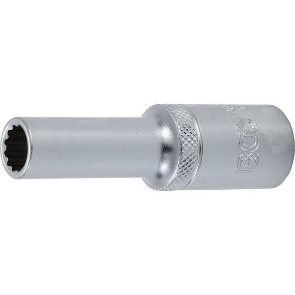 BGS Steckschlüssel-Einsatz Zwölfkant tief Antrieb Innenvierkant 12,5 mm (1/2) SW 10 mm - 10680
