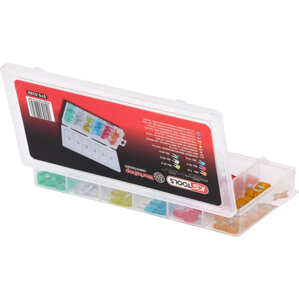 KS TOOLS Sortiment Mini-Sicherungen 5-30A 120tlg. - 970.0280