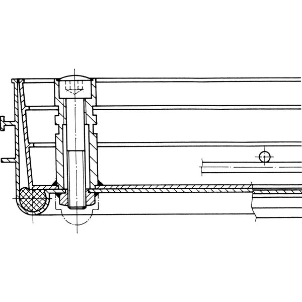 Zarges Aluminium Schachtabdeckung mit Wanne 300 mm x 300 mm