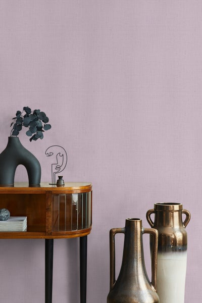 Tapete Rosa Struktur Modern für Wohnzimmer Schlafzimmer MADE IN GERMANY 10,05 x 0,53m