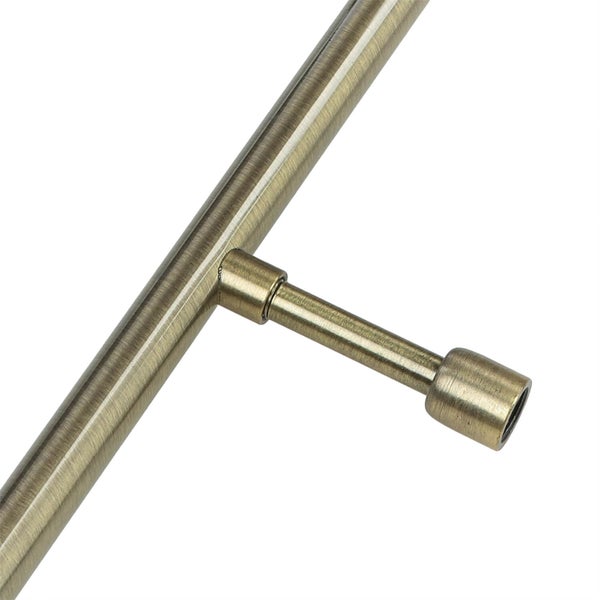 Detailaufnahme einer T-Stange mit Befestigungselement.