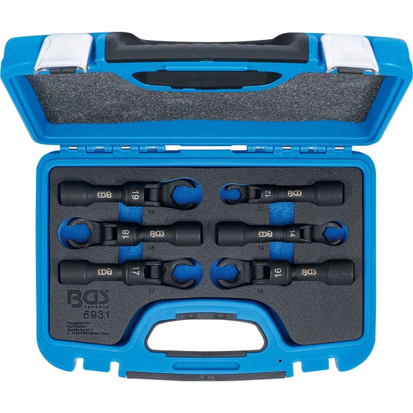 BGS technic Bremsleitungsschlüssel Satz in einem blauen Koffer