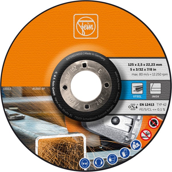 Fein 25x Trennscheibe Ø 125 mm - 63709014010