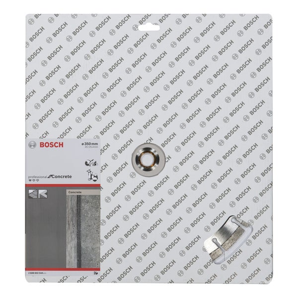 Bosch Diamanttrennscheibe Standard for Concrete, 350 x 20,00+25,40 x 2,8 x 10 mm -2608602544