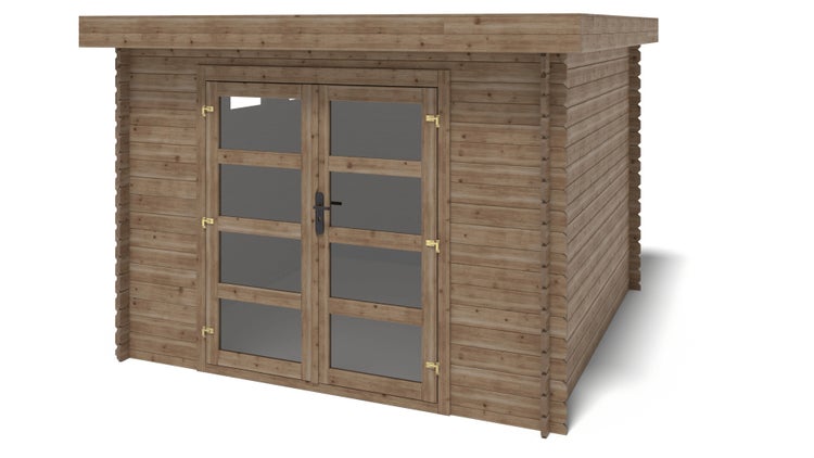 Gartenhaus, Gerätehaus 9m2 - 3x3m - 28mm - Imprägniert