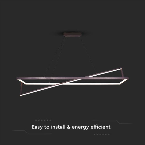 Moderne Hängeleuchte mit geometrischem Design und LED-Beleuchtung