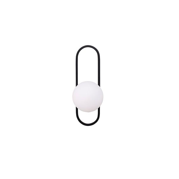 Alpes Beleuchtung Wandlampe 15x19x40cm schwarz. 19 X 15 X 40 cm
