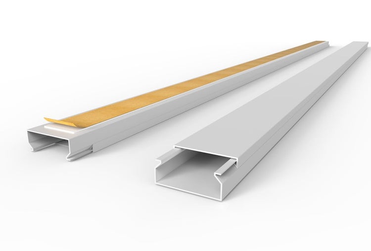 CILSON WDK4016SW Art.-Nr. 6700220.1.30 Kabelkanal Selbstklebend 40x16mm 30m, Weiß - 30 Stück 1m, Flaches Profil, Vielseitig und Unauffällig