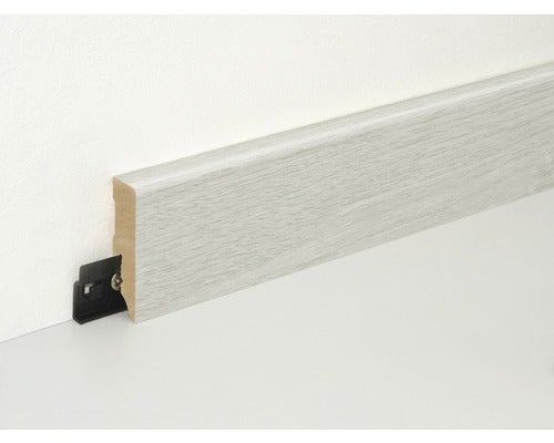 Sockelleiste Hacienda grau foliert FU062L 15x58x2400 mm