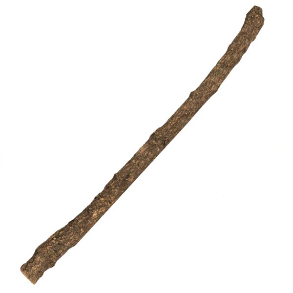 Kauspielzeug für Hunde aus Naturholz, stabiler Holzstab.