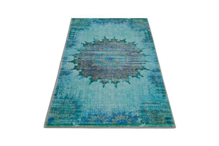 Badteppich Türkis Healing WECONhome 55x65 cm