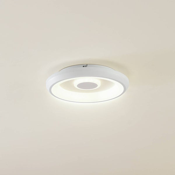 Lindby LED Deckenlampe Smart Home, dimmbar RGB Licht wechselbare Lichtfarbe CCT (2700-6500K) Tuya App Steuerung Wohnzimmerlampe Deckenleuchte