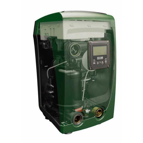 Hauswasserwerk mit digitalem Display für die Wasserversorgung im Haus