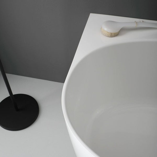 Mineralguss Raumsparbadewanne oval | Luisa