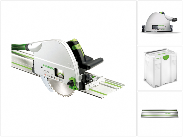 Festool TS 75 EBQ-Plus-FS Tauchsäge 1600W 210mm im Systainer ( 561512 ) + Zubehör