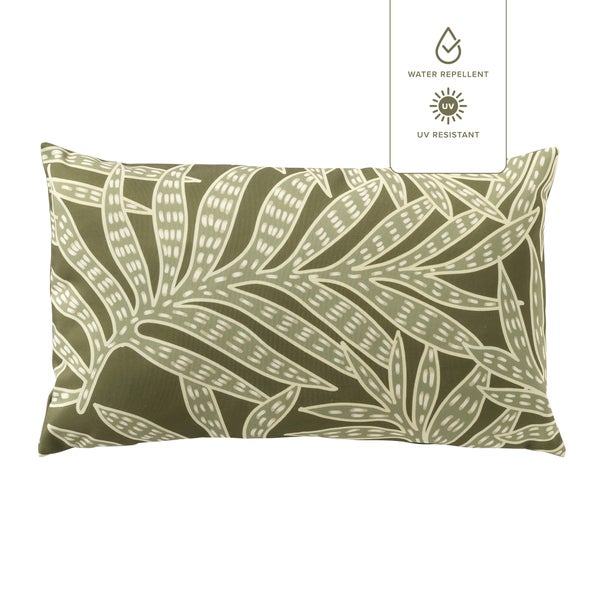 Samuel Outdoor Kissen - 30x50 cm Grün - Mit Reißverschluss