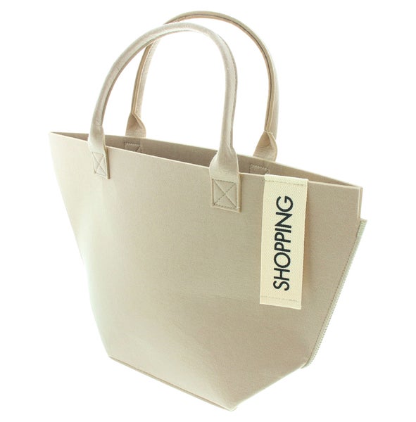 FRANK FLECHTWAREN | Filztasche Shopping, POLYESTER, TEXTIL, 56 x 15 x 35 cm