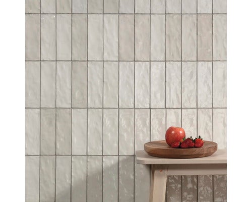 Wandfliese Riad white 6,5x20 cm