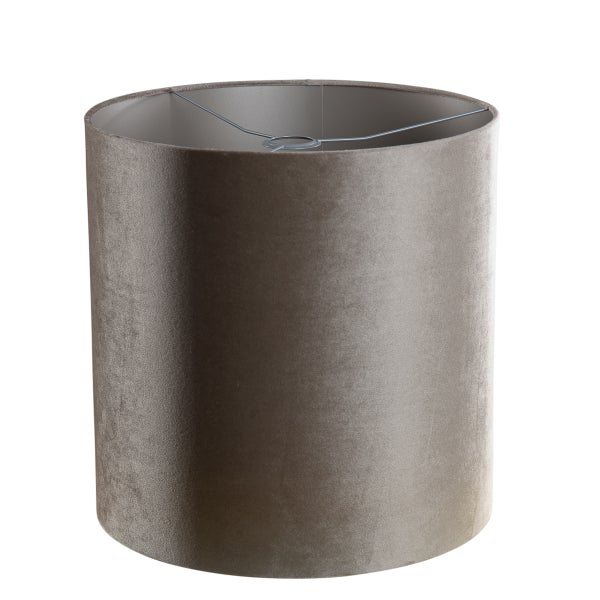 Zylindrischer Lampenschirm aus Samt