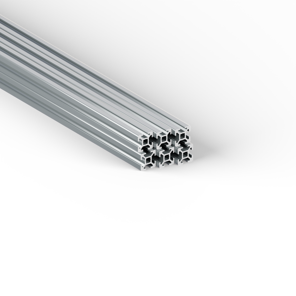 Aluminiumprofile im Stapel