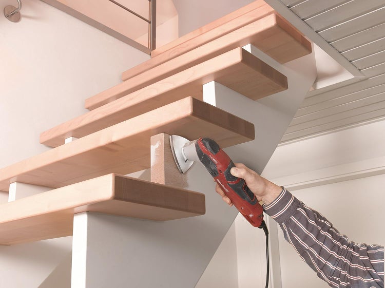 kwb Multitool Schleifplatte für Delta-Schleifer, inkl. Multitool Aufsatz, Quick Stick, ideal für holz, Metall und Silberschliff