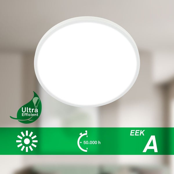 LED Deckenlampe Deckenleuchte Wohnzimmer Energieeffizienz A Neutralweiß