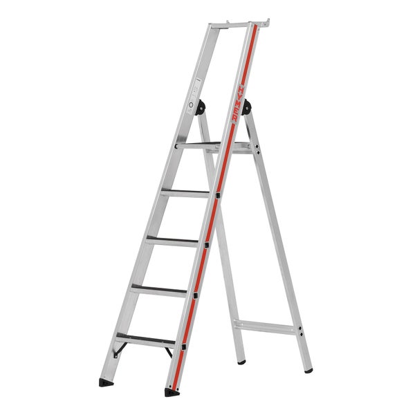 Aluminium-Stufenleiter mit fünf Stufen von Hymer