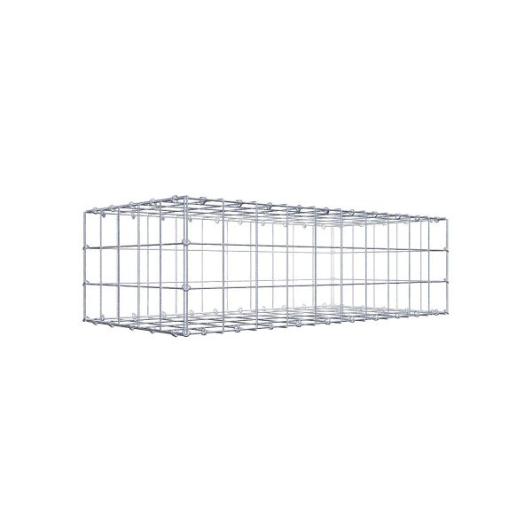 Gabione 100 cm x 30 cm x 50 cm (L x H x T), Maschenweite 10 cm x 10 cm, C-Ring