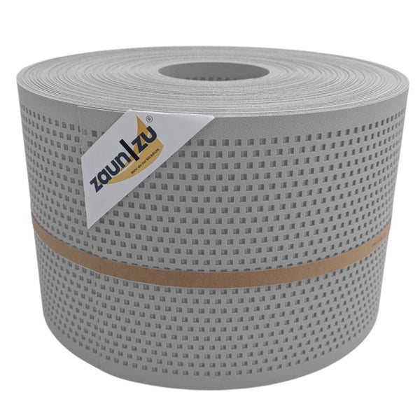 Zaunfolie Rolle mit quadratischen Ausschnitten