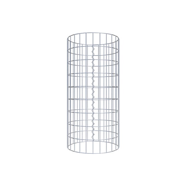 Gabionensäule Durchmesser 42 cm, MW 5 x 10 cm rund - Höhe: 0,90 m