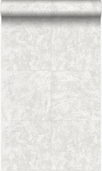 Origin Wallcoverings Tapete Stein-Optik Elfenbeinweiß - 53 cm x 10,05 m - 347408