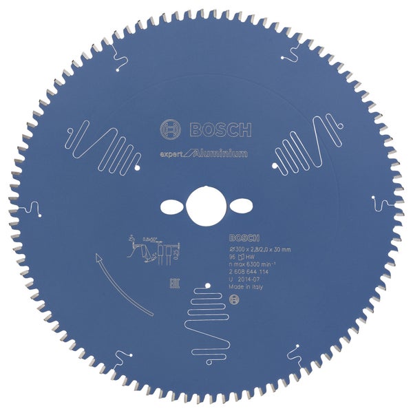 Bosch Kreissägeblatt Expert for Aluminium für Kapp- und Gehrungssägen 300 x 30 x 2,8 mm 96 - 2608644114