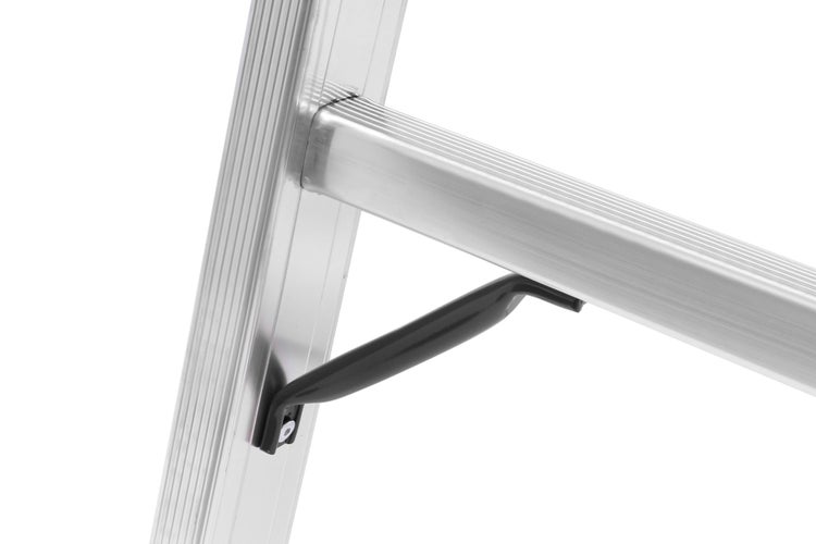 Hymer Mehrzweckleiter mit gebogener Traverse 2x14 Sprossen