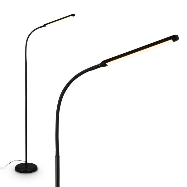LED Stehlampe LED Stehleuchte Standleuchte Dimmbar Touch Warmweiß Schwenkbar
